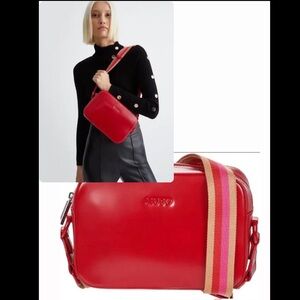 LIU JO Red Shoulder Bag Purse